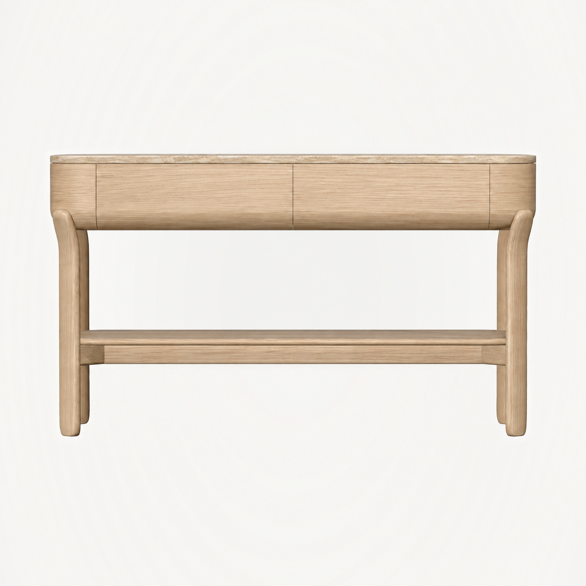 Lifa Console Table - Travertine