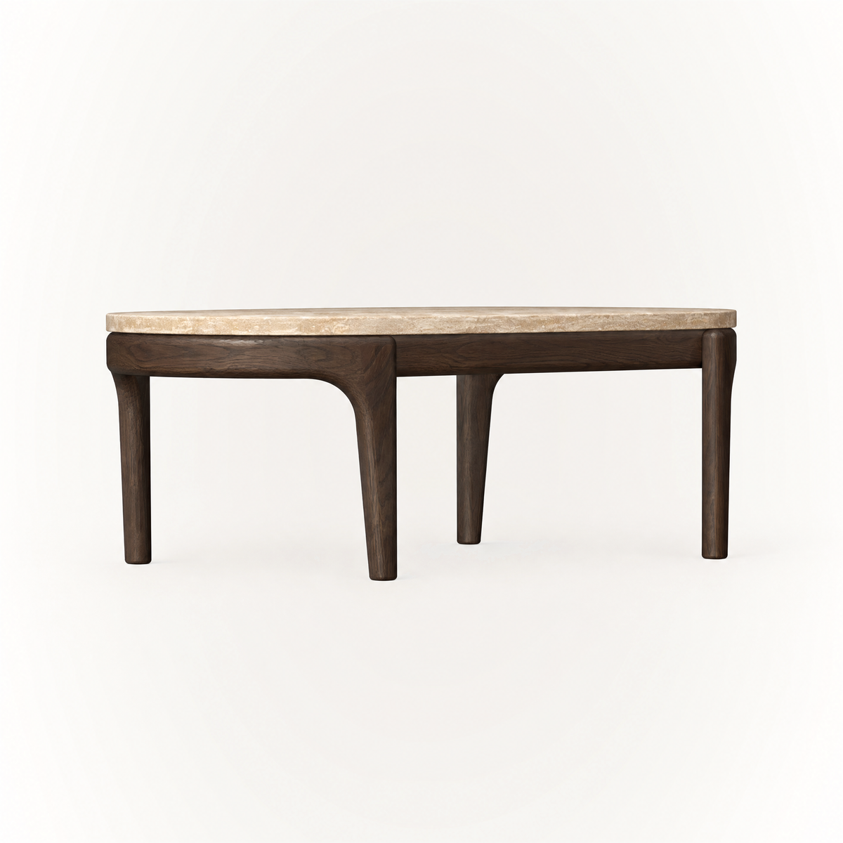 Designed with an expansive tabletop and carefully proportioned base, the Tcha Low Coffee Table at ACERKA Miami offers a striking yet visually open presence.