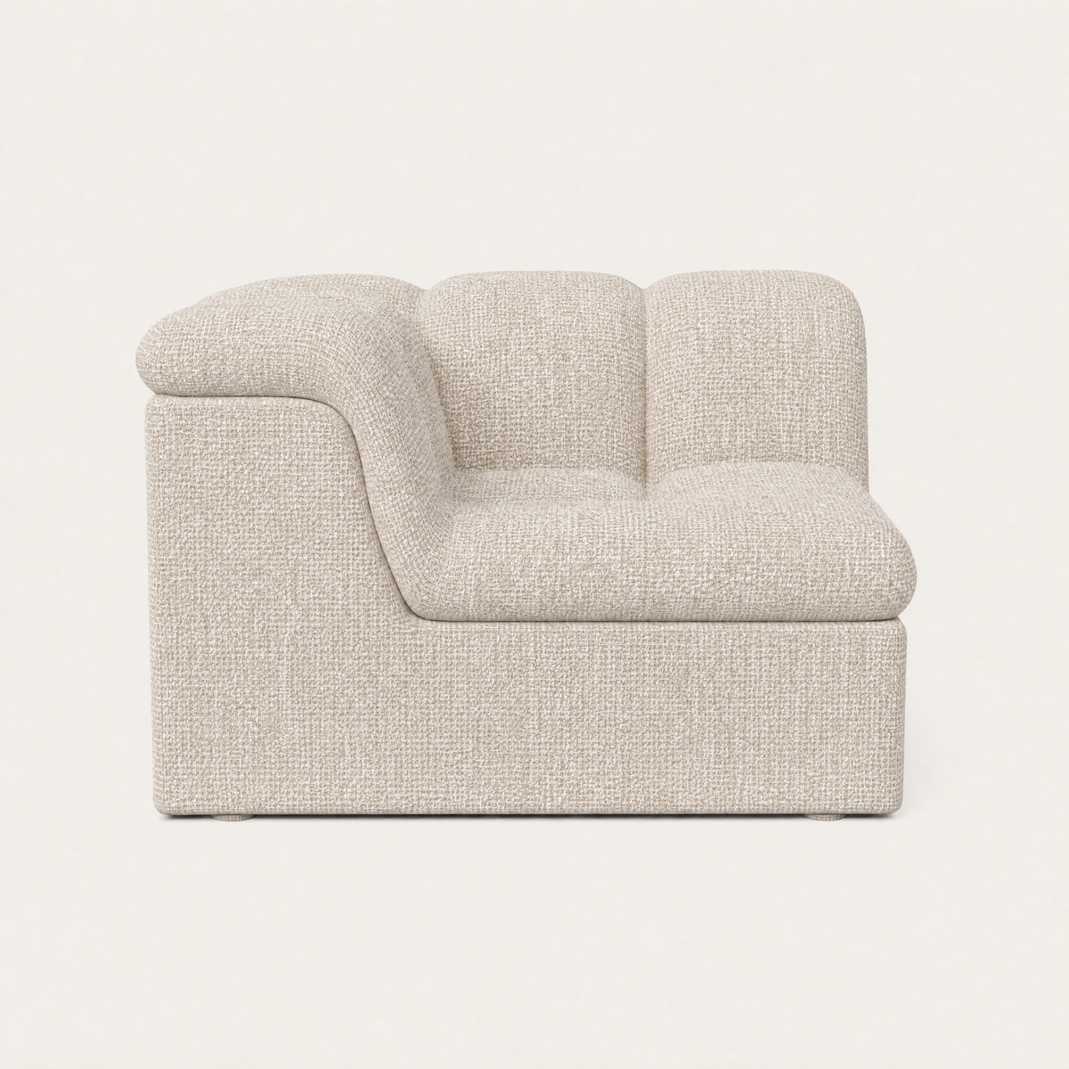 ACERKA Miami presents the Devi Modular Sofa with sculptural curves, deep cushioning, and a low, inviting silhouette.