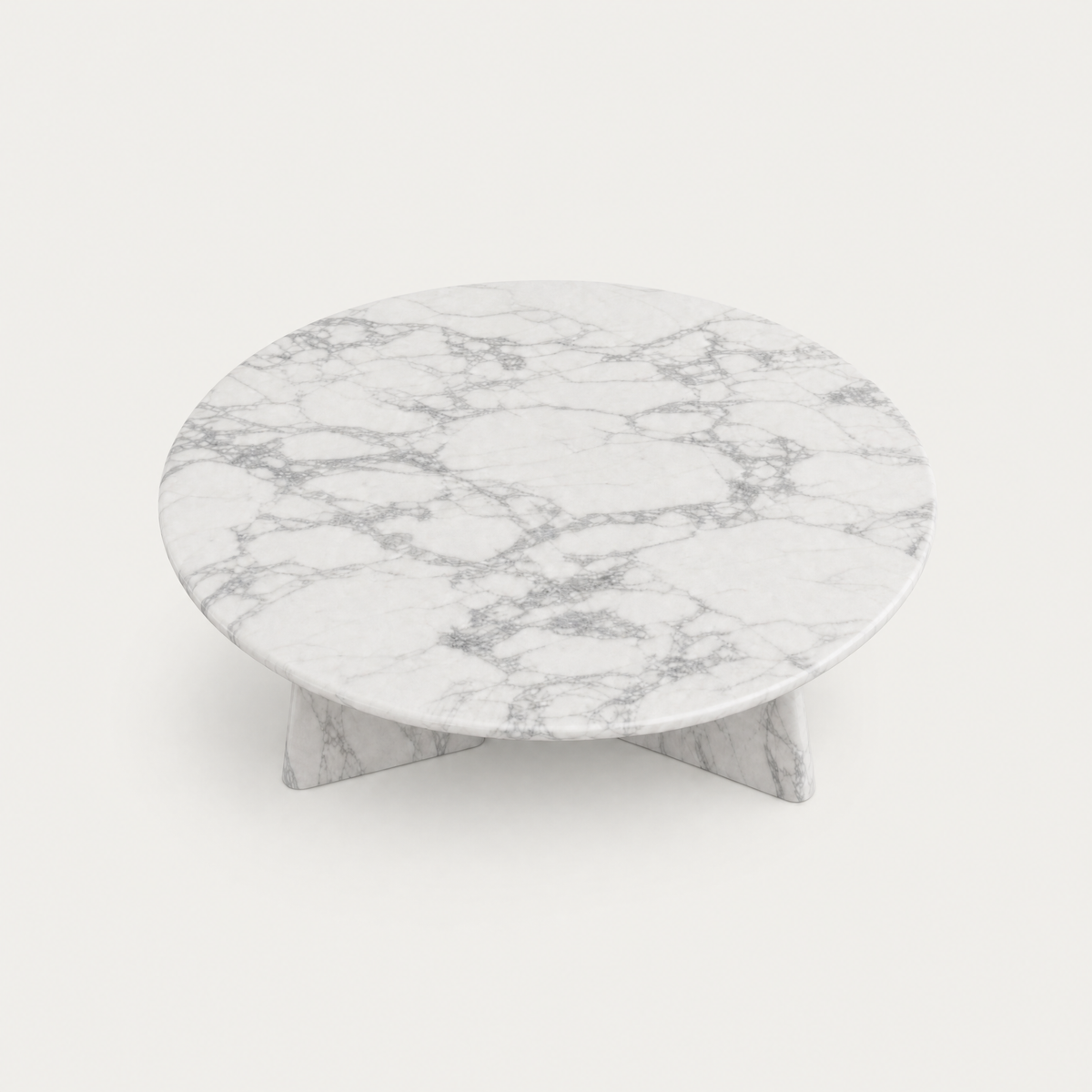 Cabo High Coffee Table – Arabescato Marble, designed by Francesco Meda.