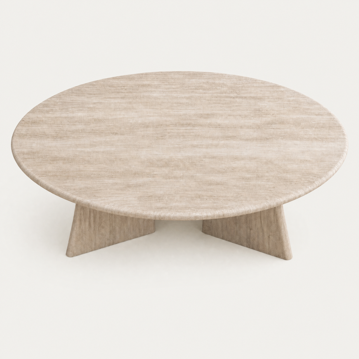 Cabo Low Coffee Table – Travertine, designed by Francesco Meda.