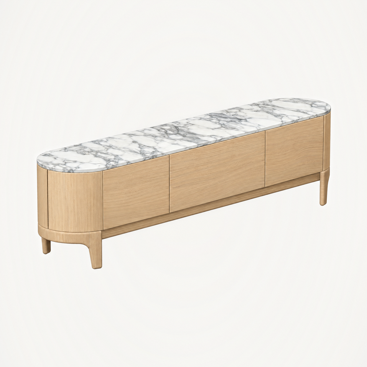 Tcha Media Cabinet - Arabescato
