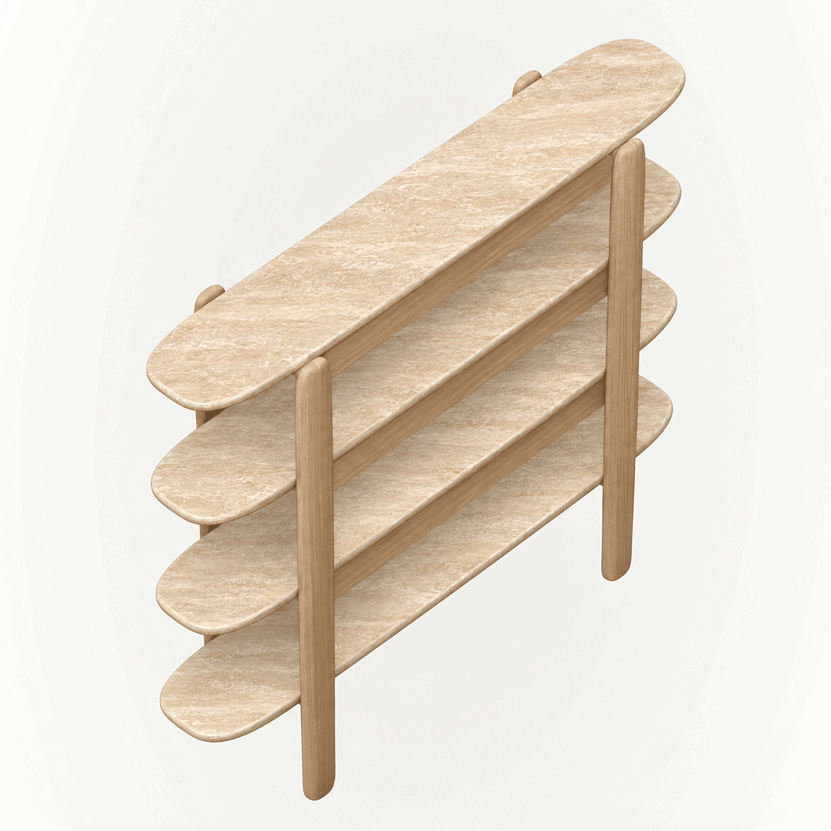 Lifa Shelving - Travertine