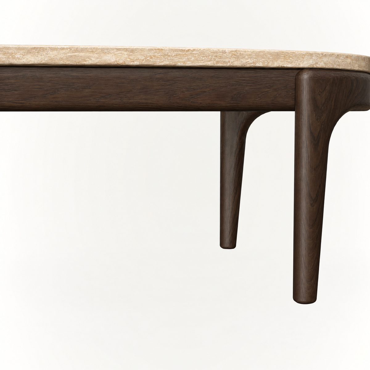 A broad surface and understated architectural form give ACERKA Miami’s Tcha Low Coffee Table its distinctive character for contemporary lounge settings.