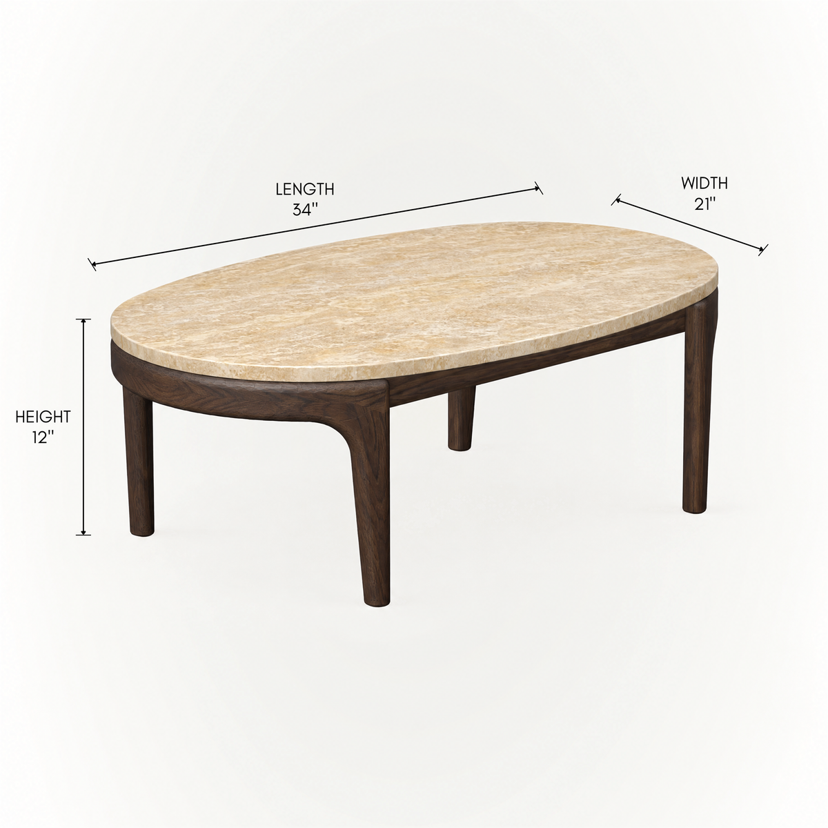 The Tcha Low Coffee Table pairs refined proportions with a generous surface for décor, books, and everyday objects, completing modern living spaces through ACERKA Miami.