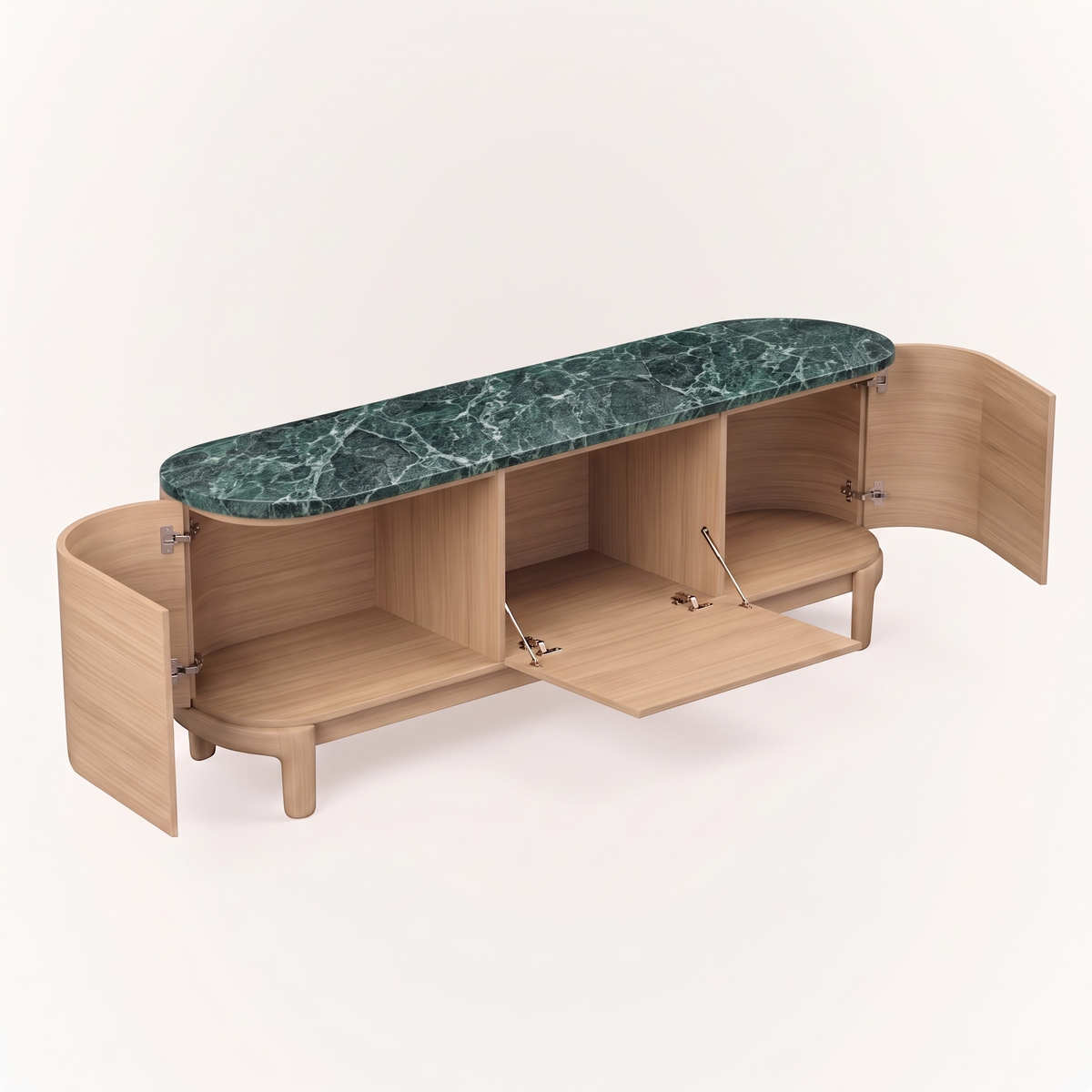 Tcha Media Cabinet - Verde Alpi