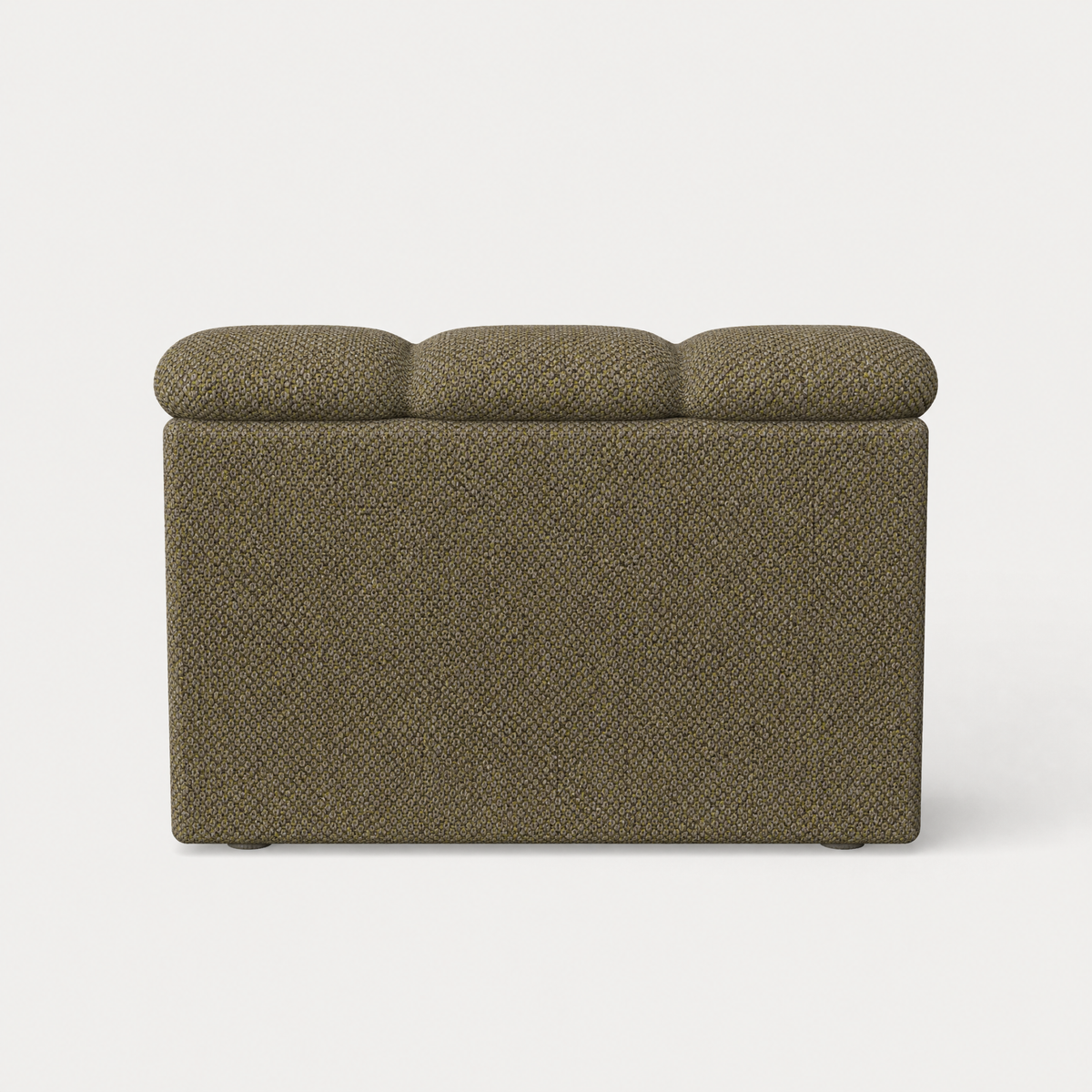 Designed by Valerio Sommella, the Devi Middle Module features generous cushioning and a clean sculptural profile for ACERKA Miami.