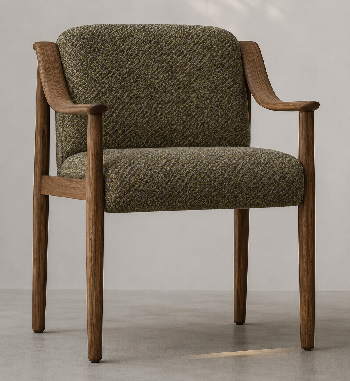 Tibeto Dining Chair - Olive Green