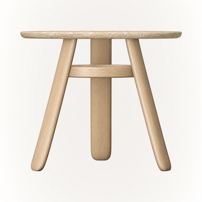 Lifa Side Table - Travertine