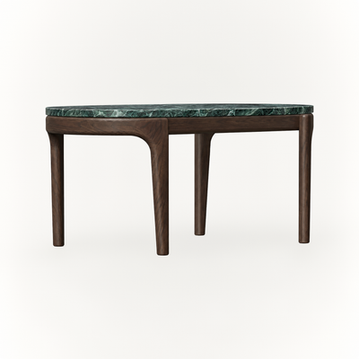 Italian Light Travertine gives Ramón Esteve’s Tcha High Coffee Table its unique tonal character and organic surface, showcased at ACERKA Miami.