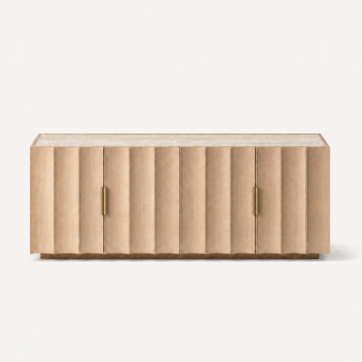 Chomo Sideboard - Travertine