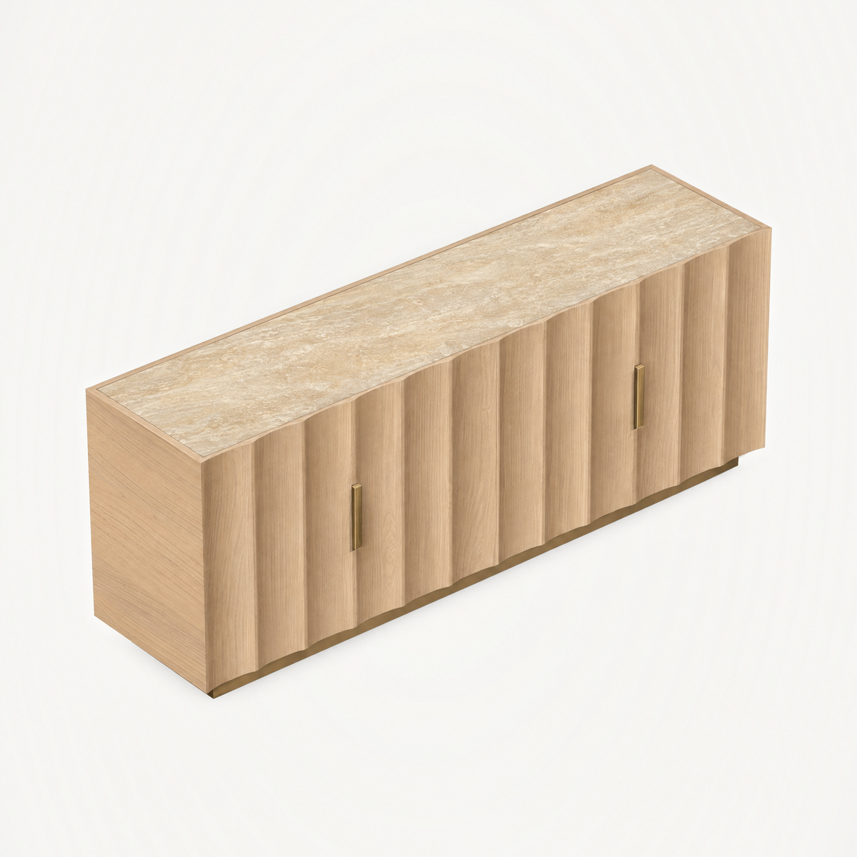 Chomo Sideboard - Travertine