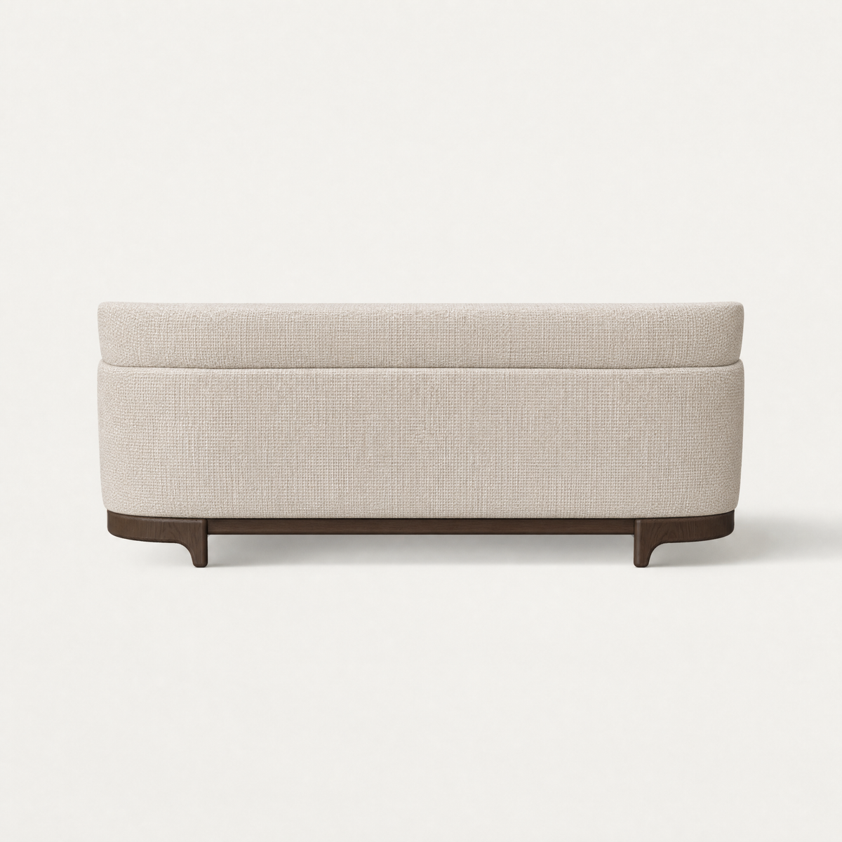 Designed by Ramón Esteve, the Sia Medium Sofa brings balanced proportions, an elongated upper cushion, and Stone Beige upholstery to the ACERKA Miami collection.