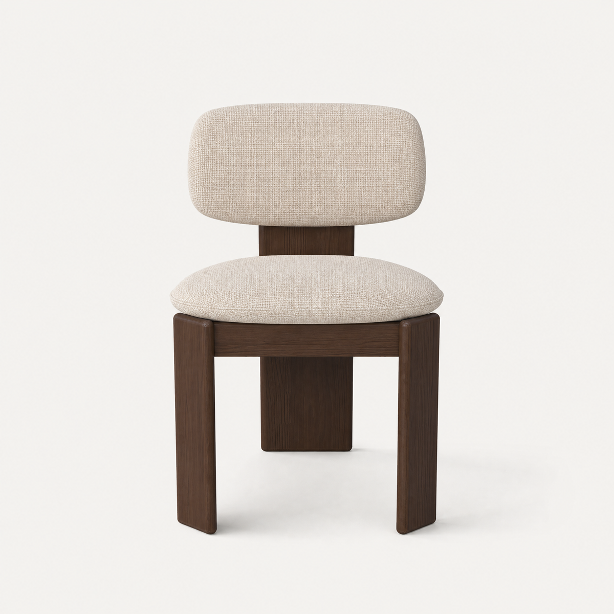 ACERKA Miami showcases Valerio Sommella’s Gaba Dining Chair, combining generous cushioning with an FSC-certified oak frame and softly rounded detailing.