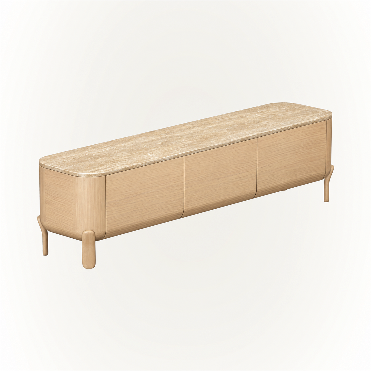 Lifa Media Unit - Travertine