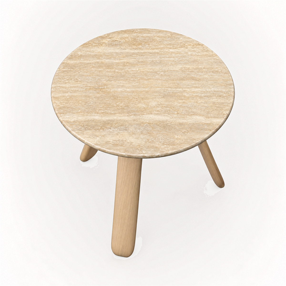 Lifa Side Table - Travertine