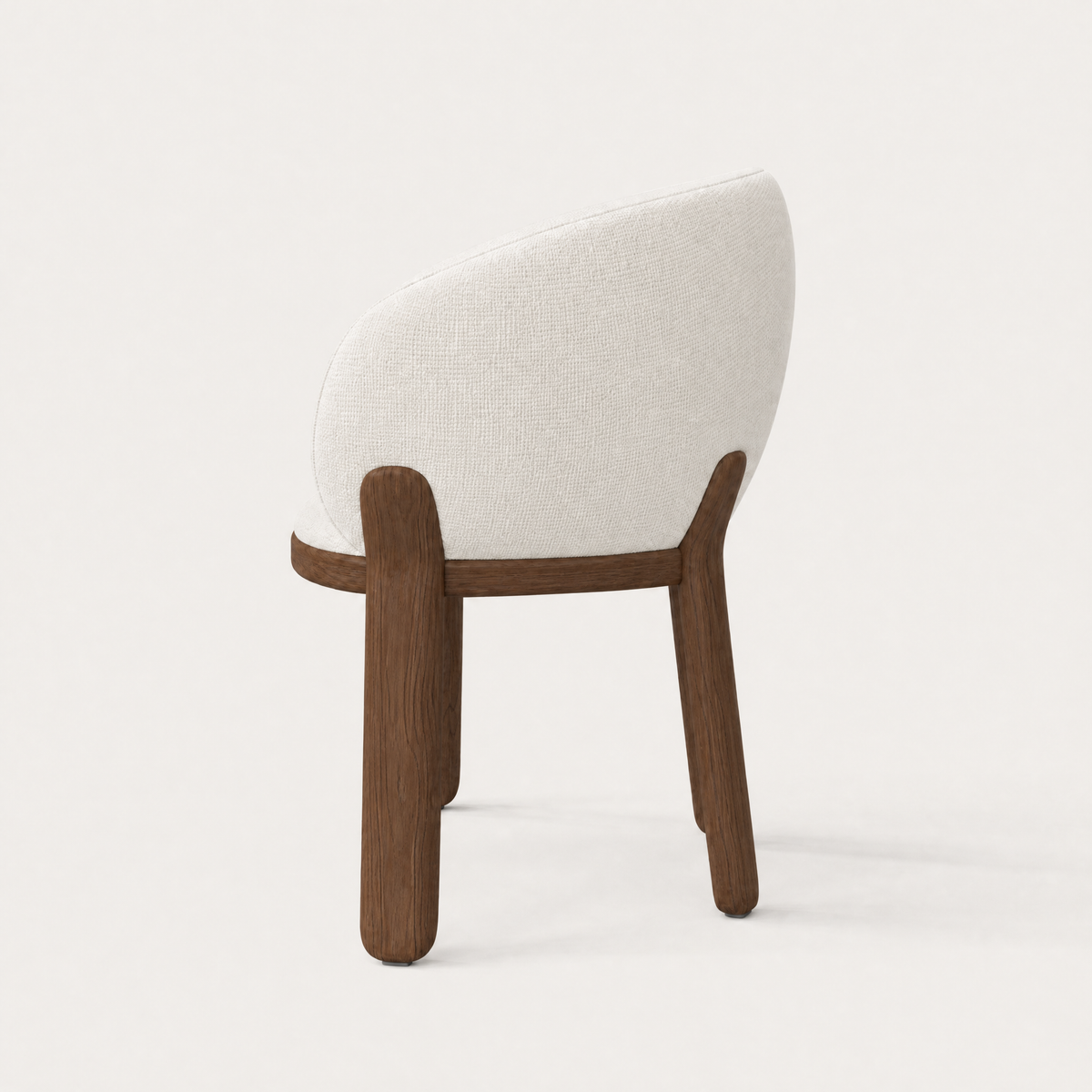 Lifa Dining Chair - Alpine White / Dark Oak
