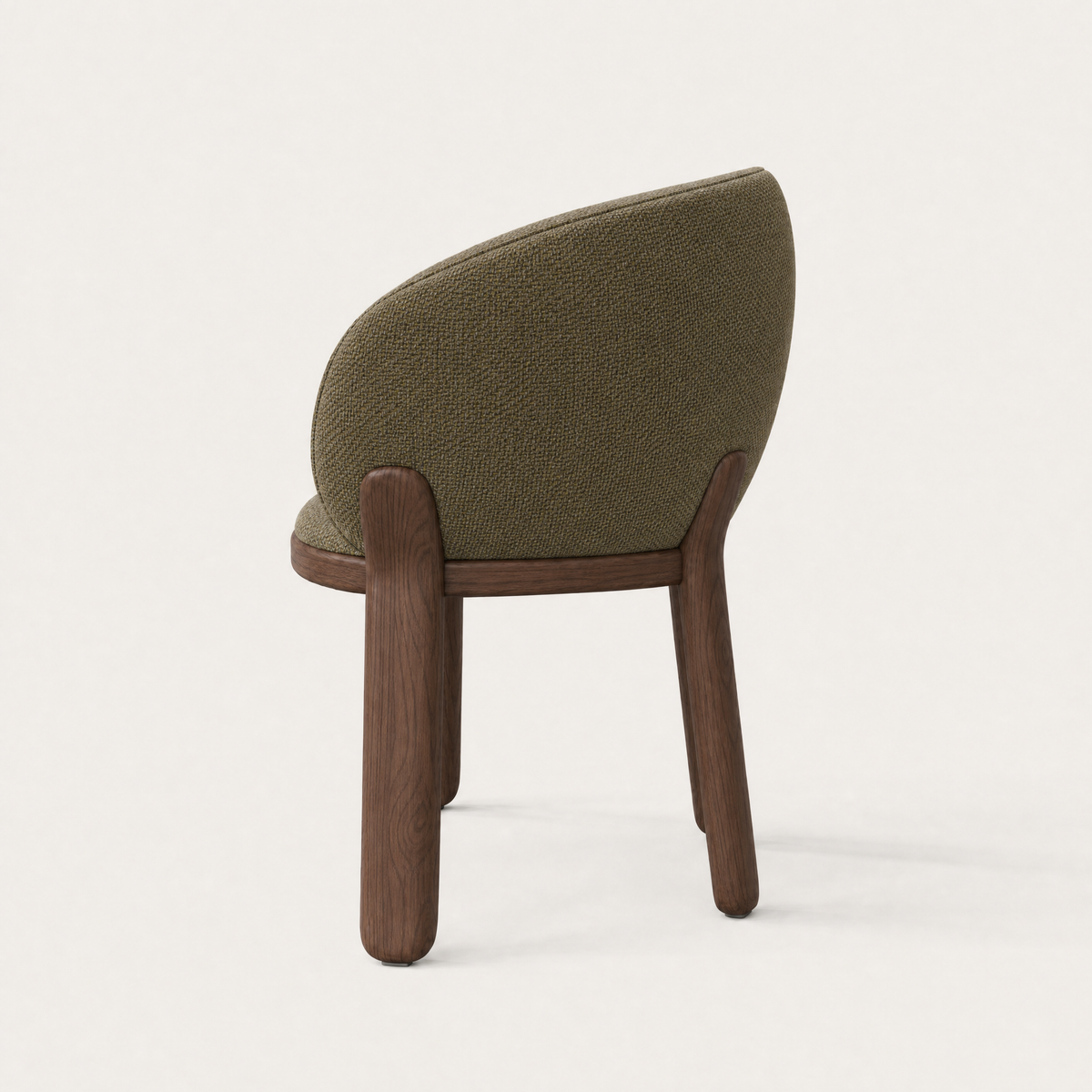 Lifa Dining Chair - Olive Green / Dark Oak