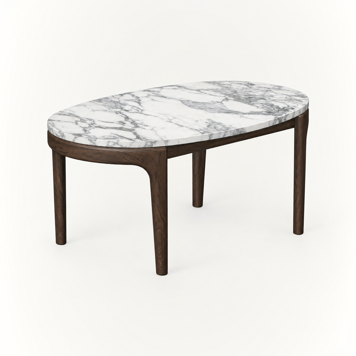 ACERKA Miami showcases Ramón Esteve’s Tcha High Coffee Table, shaped from Italian Light Travertine with a raised architectural profile and naturally textured surface.