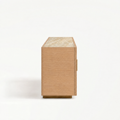 Chomo Sideboard - Travertine