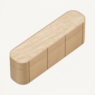 Macha Sideboard - Travertine