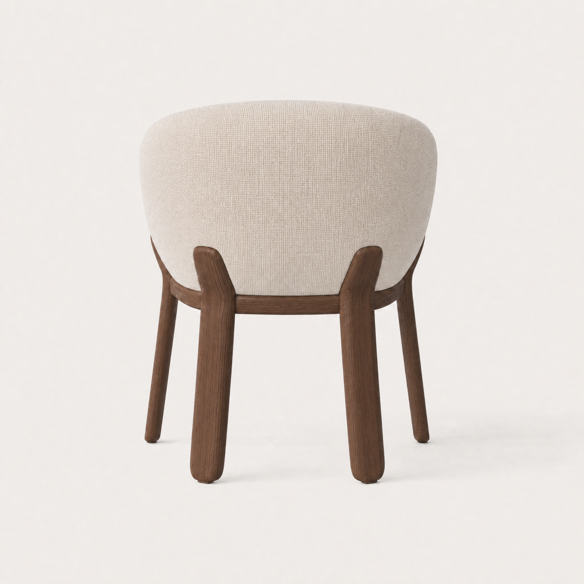 Lifa Dining Chair - Stone Beige / Dark Oak