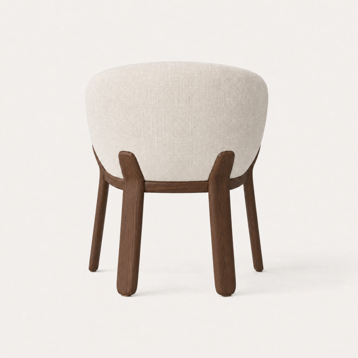 Lifa Dining Chair - Alpine White / Dark Oak