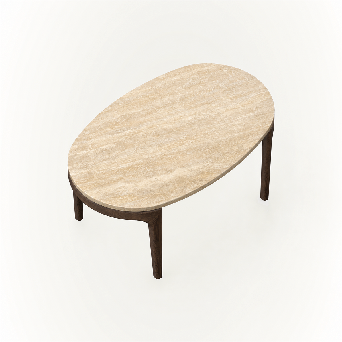 The Tcha High Coffee Table combines Ramón Esteve’s architectural simplicity with the natural character of travertine, creating a versatile accent piece at ACERKA Miami.