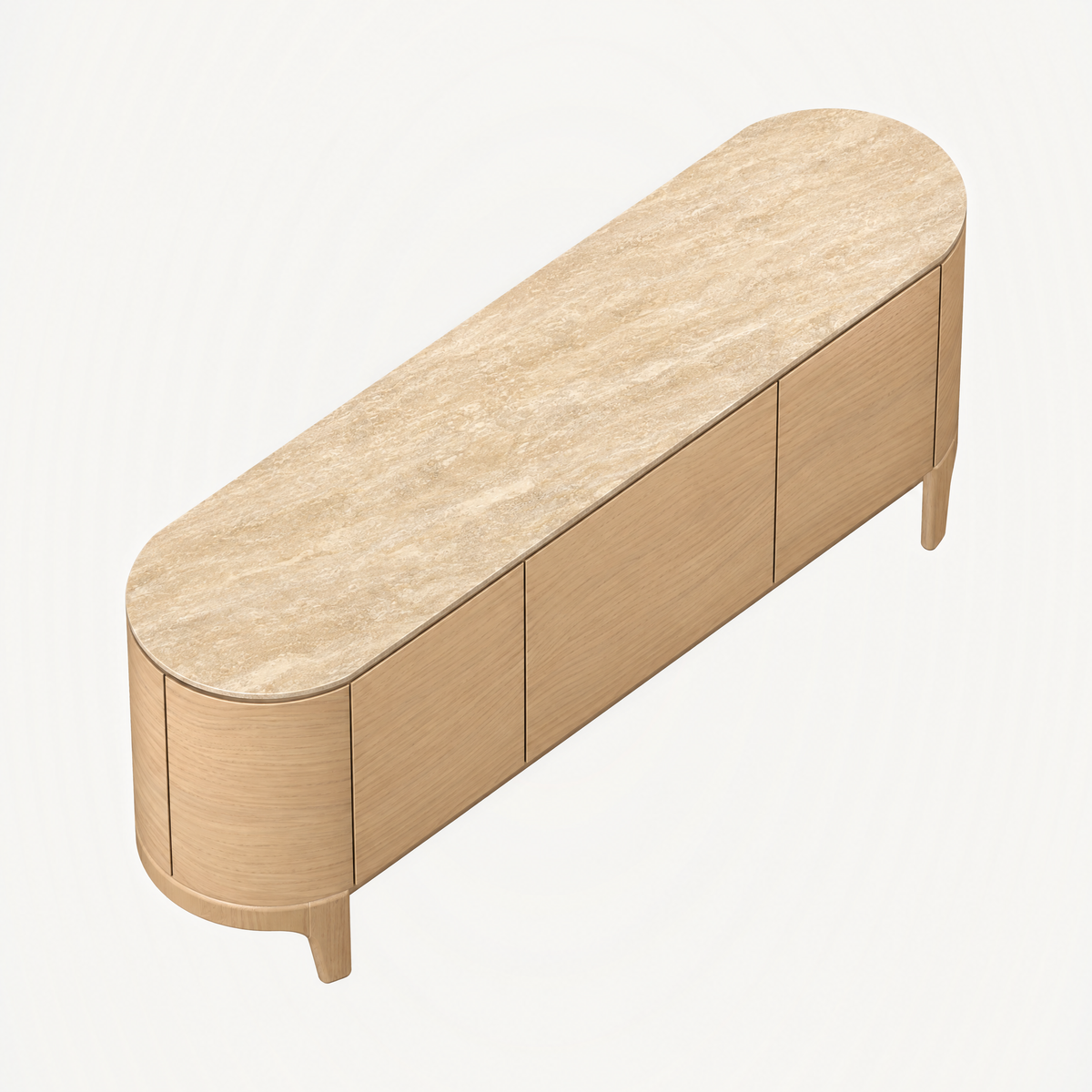Tcha Sideboard - Travertine