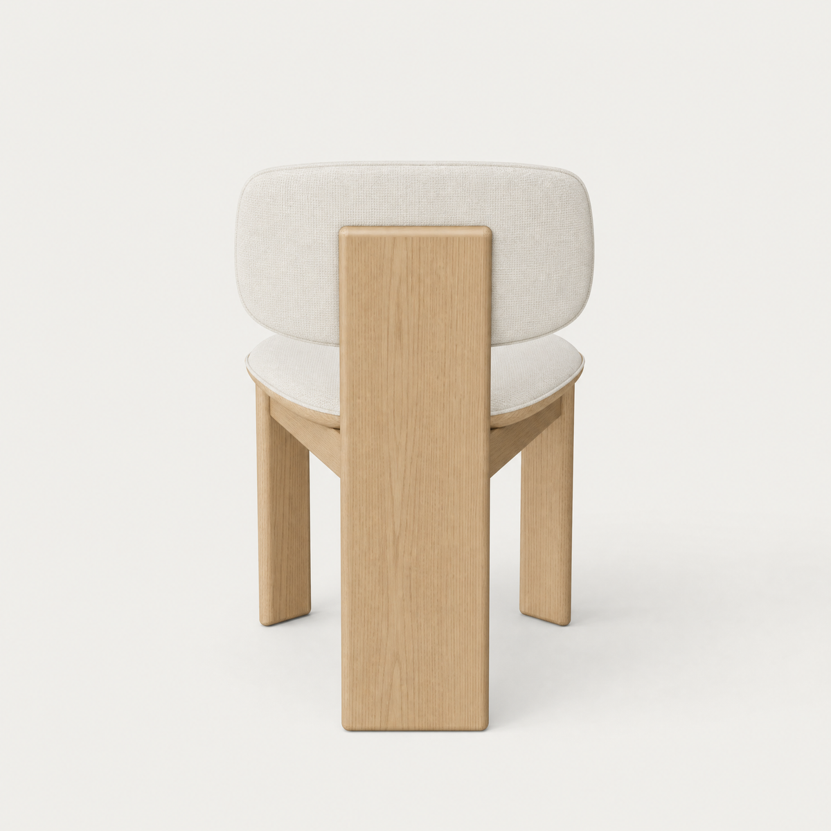 Gaba Dining Chair – Alpine White / Natural Oak, designed by Valerio Sommella.
