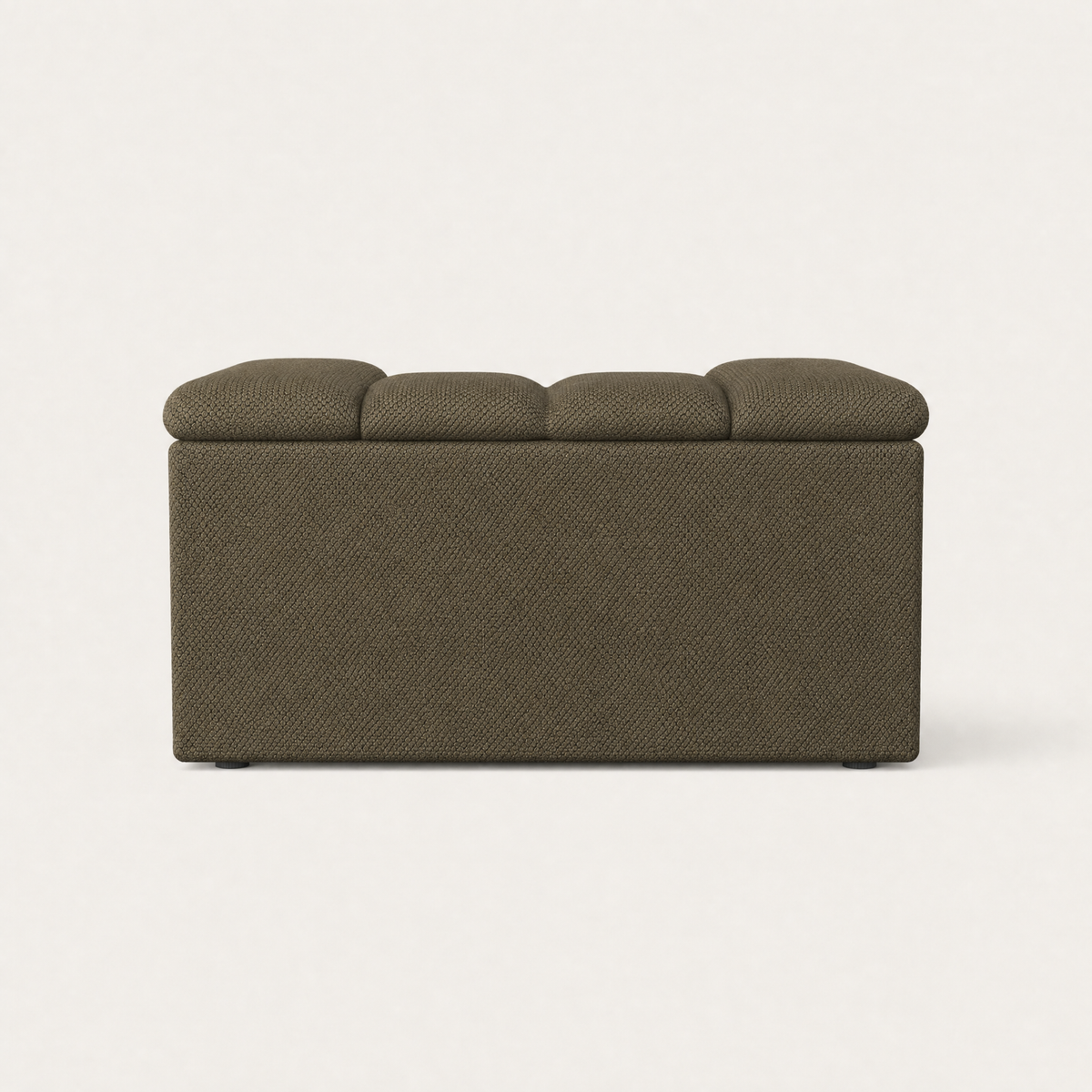 Richly textured upholstery and softly rounded edges define the Devi Accent Chair from ACERKA Miami.