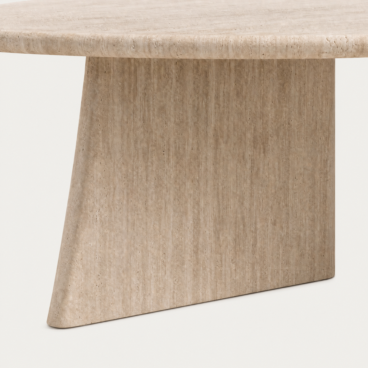 Cabo Low Coffee Table – Travertine, designed by Francesco Meda.