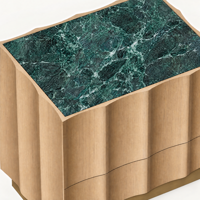 Chomo Side Table - Verde Alpi