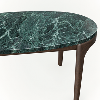 With its raised architectural profile, ACERKA Miami’s Tcha High Coffee Table highlights the natural pores and subtle variations of Italian Light Travertine.