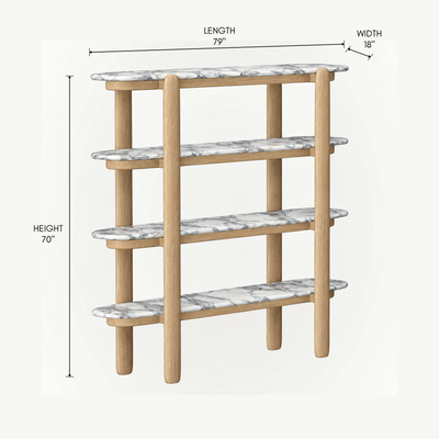 Lifa Shelving - Arabescato