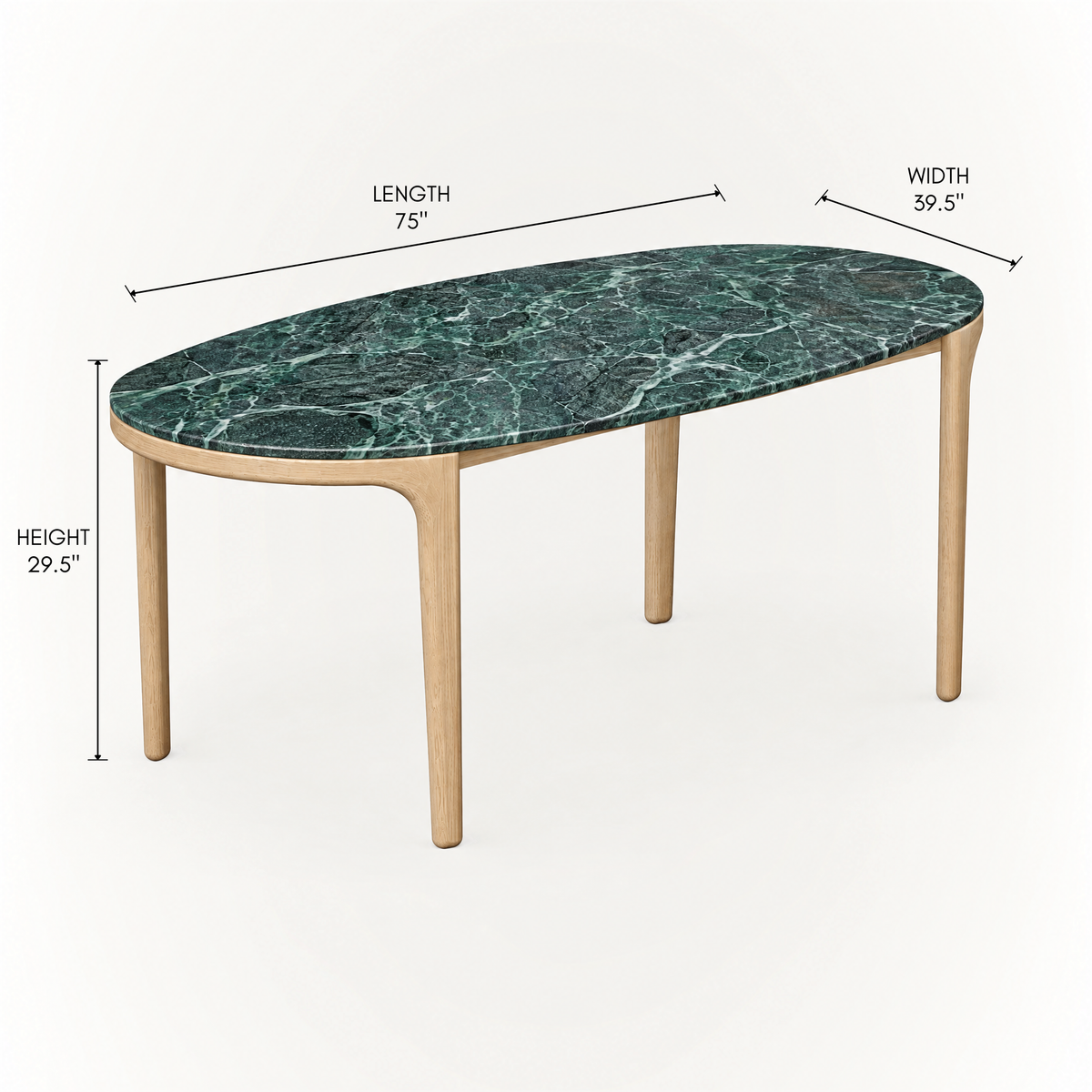 Tcha Dining Table 75"