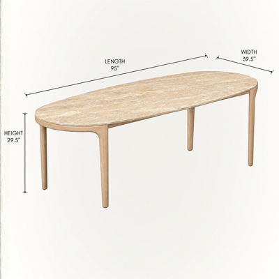 Tcha Dining Table 95"