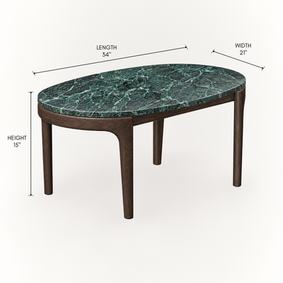 Ramón Esteve’s Tcha High Coffee Table combines a sculptural raised silhouette with the organic texture of Italian Light Travertine, presented by ACERKA Miami.