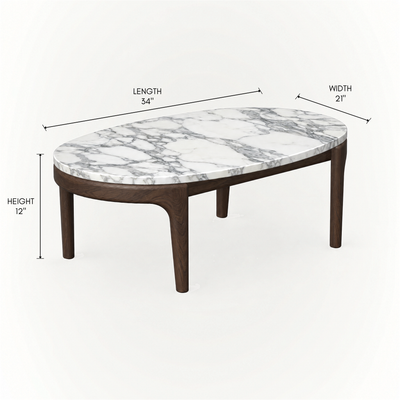 The Tcha Low Coffee Table combines generous proportions with an airy architectural form, creating a versatile living room centerpiece showcased at ACERKA Miami.