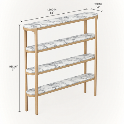 Tcha Shelving - Arabescato