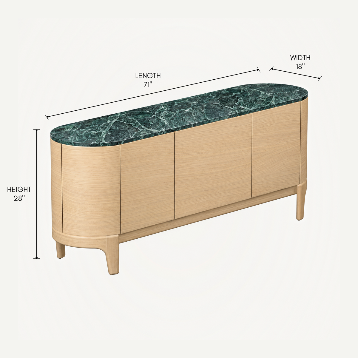 Tcha Sideboard - Verde Alpi