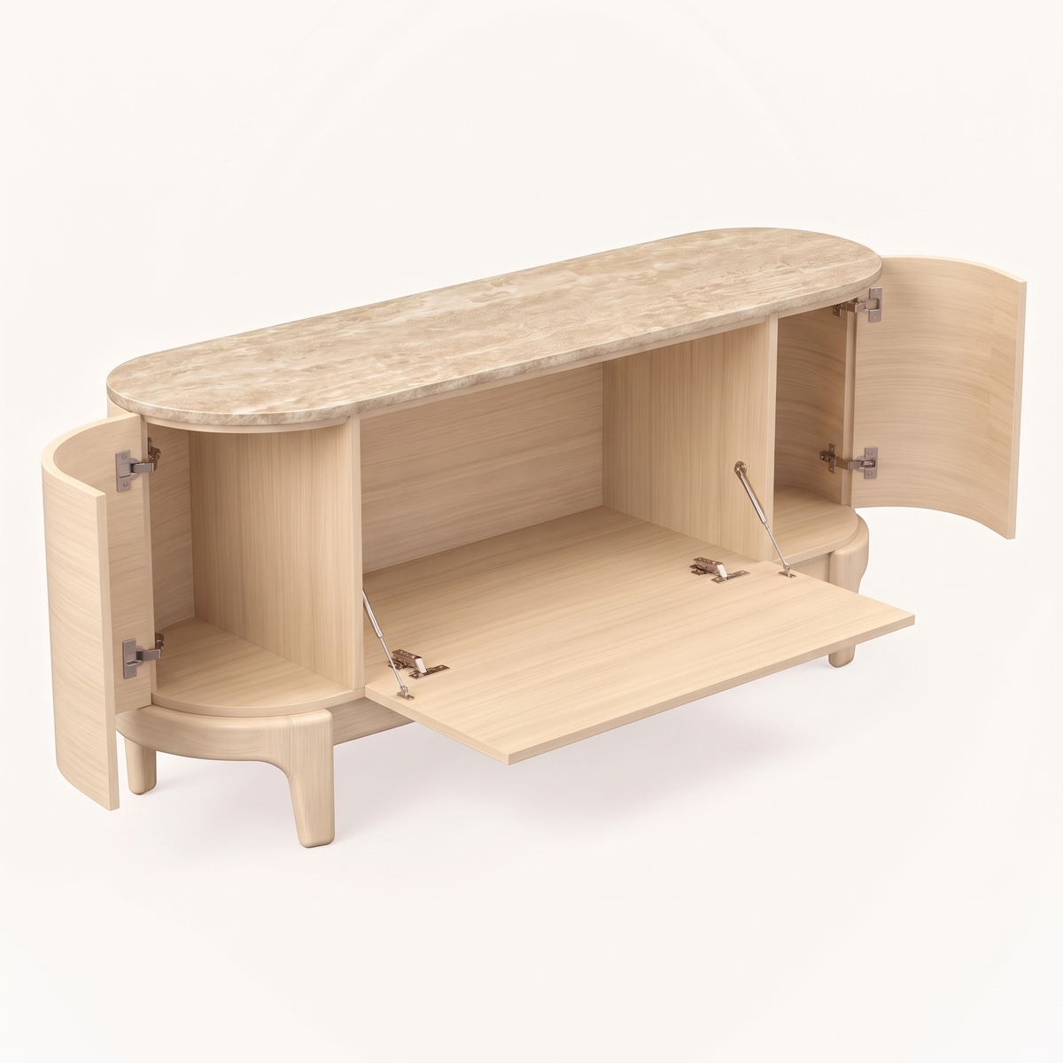 Tcha Sideboard - Travertine