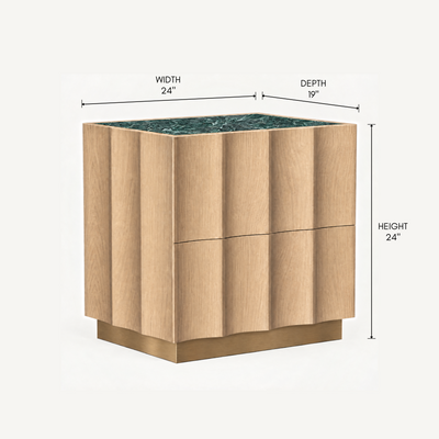Chomo Side Table - Verde Alpi