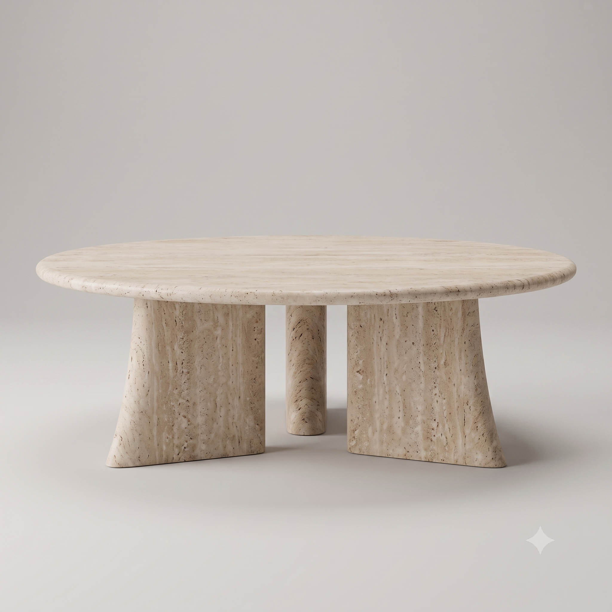 Cabo High Coffee Table - Travertine