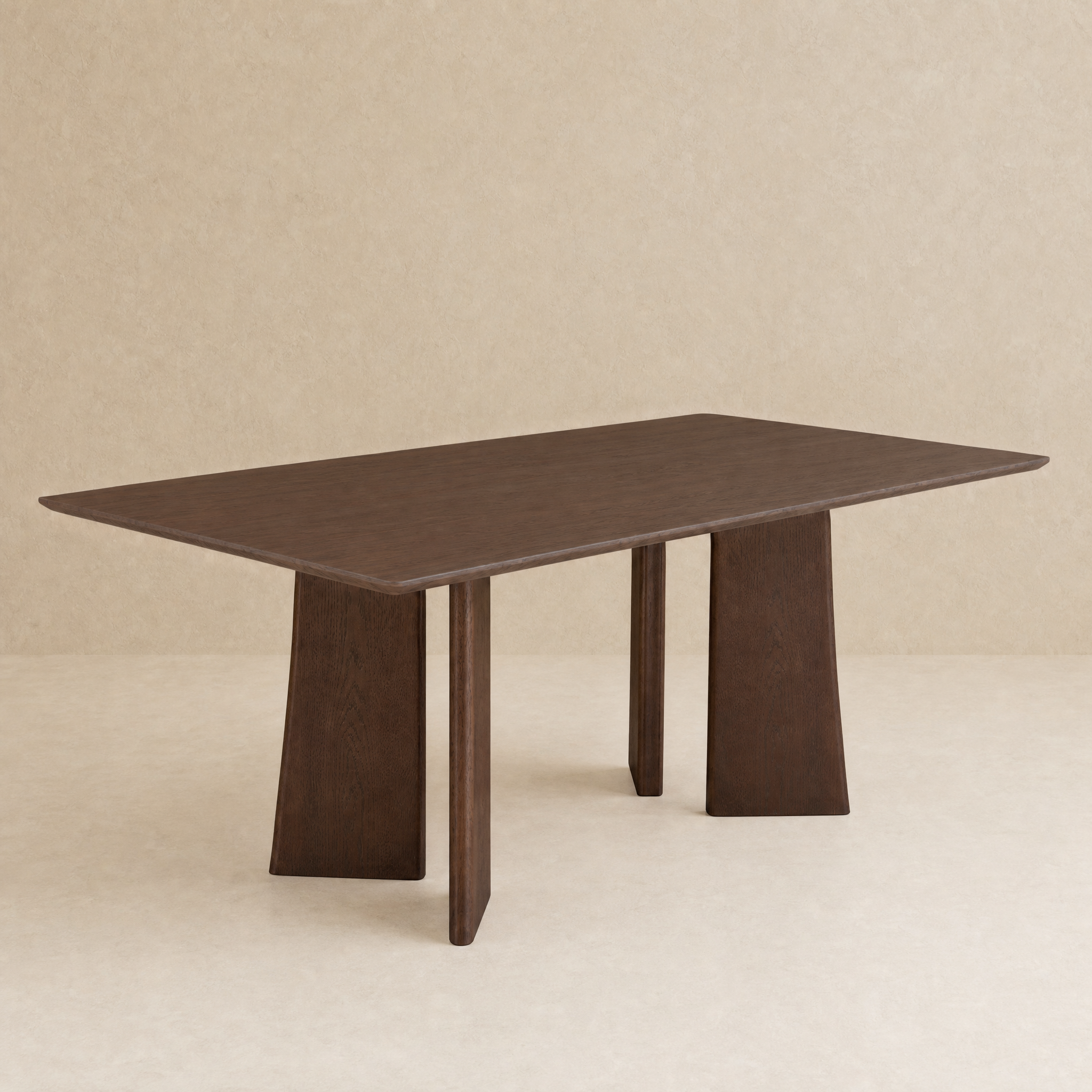 Balado Rectangular Dining Table - Dark Oak