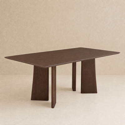 Balado Rectangular Dining Table - Dark Oak