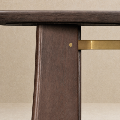 Balado Rectangular Dining Table - Dark Oak