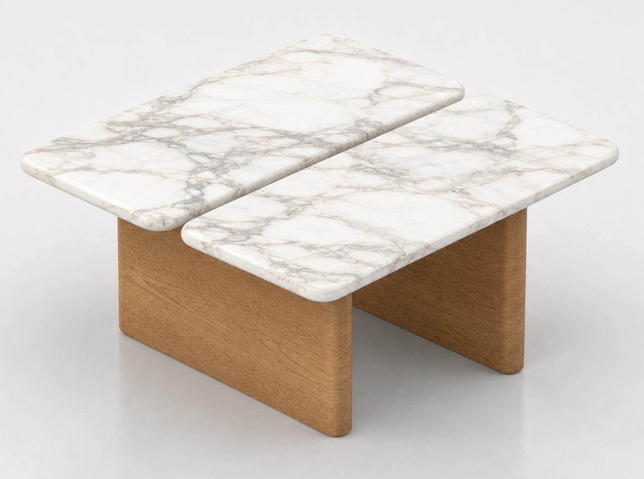 Gasher Square Coffee Table - Arabescato