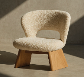 Puga Accent Chair - Stone Beige